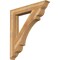 Ekena Millwork Olympic Traditional Rough Sawn Bracket, Western Red Cedar, 6"W x 44"D x 48"H BKT06X44X48OLY01RWR - alternate 1